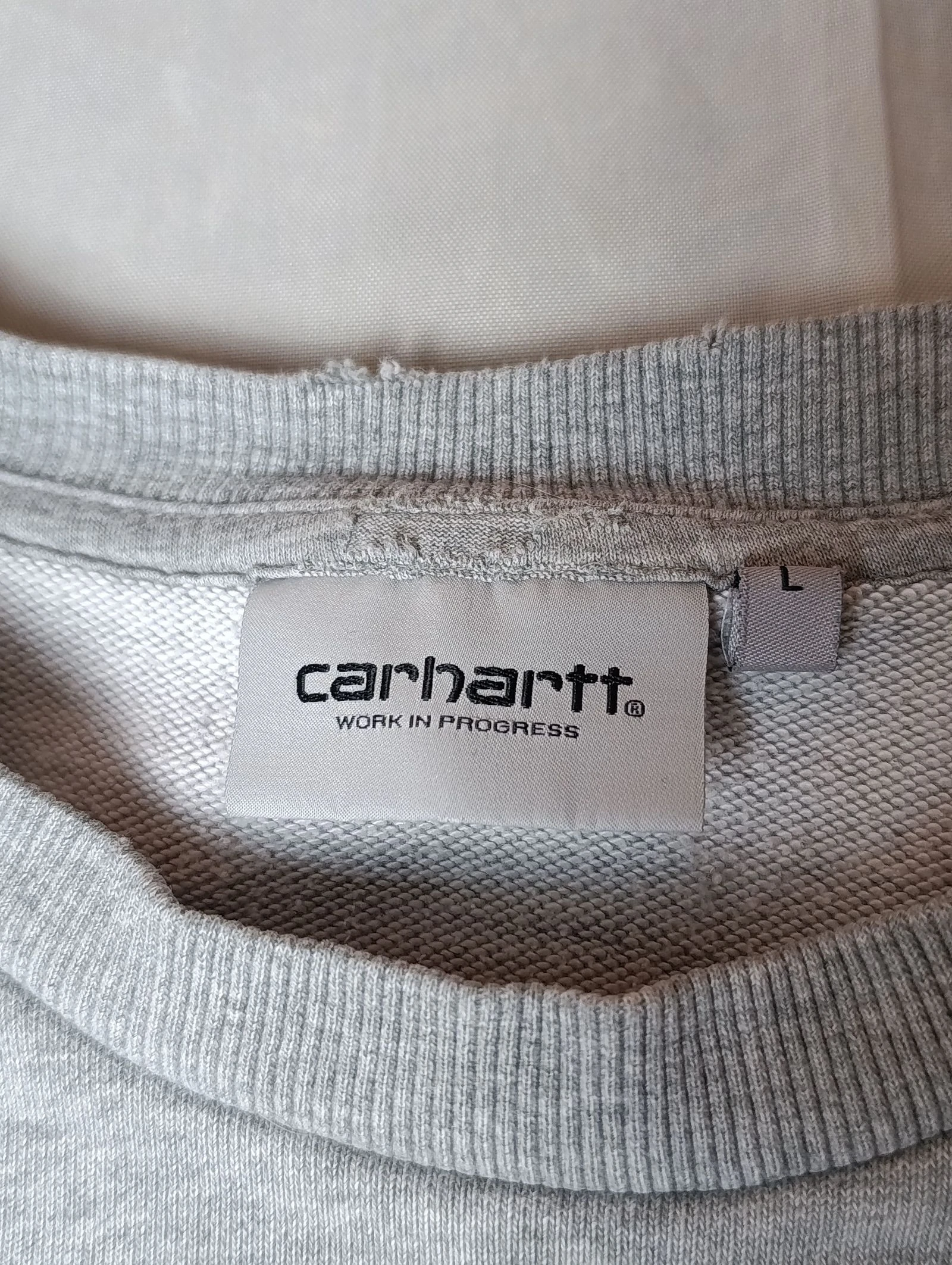 🔥 Sudadera de cuello redondo con bordado de script Carhartt WIP talla L Oversize 🔥 – photo 4